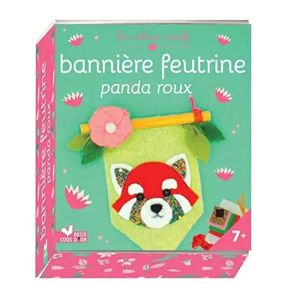 Couverture : Bannière panda roux: mini coffret avec accessoires