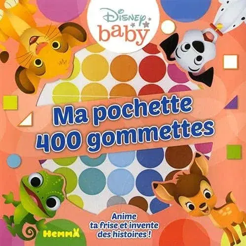Couverture : Disney Baby: Ma pochette 400 gommettes: Pochette de gommettes: Dès 4 ans