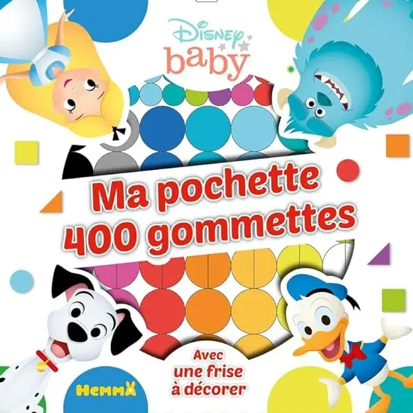 Couverture : Disney Baby: Ma pochette 400 gommettes: Pochette de gommettes: Dès 4 ans