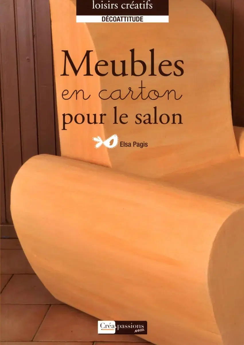 Couverture : Meubles en carton pour le salon