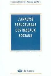 Couverture : L’analyse structurale des réseaux sociaux