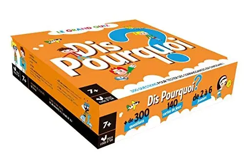 Couverture : Dis pourquoi ?: Le grand quiz: coffret avec plateau et cartes