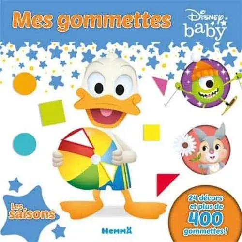 Couverture : Disney Baby: Mes gommettes: Les saisons: Livre de gommettes: dès 3 ans