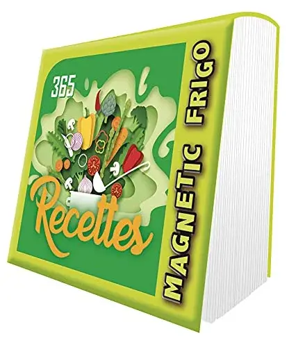 Couverture : Magnétique Frigo 365 recettes 2022