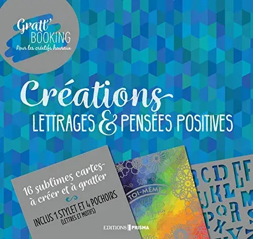 Couverture : Gratt'Booking Lettrages & pensées positives