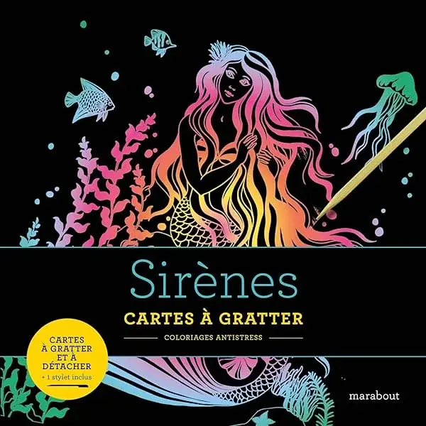 Couverture : Cartes à gratter: Sirènes