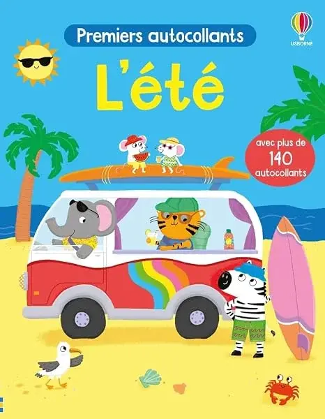 Couverture : L'été: Premiers autocollants: Dès 3 ans