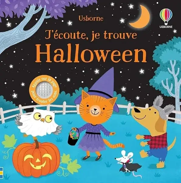 Couverture : Halloween: J'écoute, je trouve: Dès 6 mois