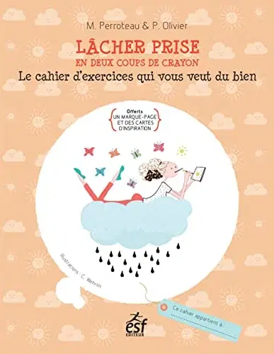 Couverture : Lâcher prise en deux coups de crayon