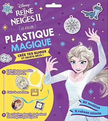 Couverture : LA REINE DES NEIGES 2: Les Ateliers Disney: Plastique magique: Disney