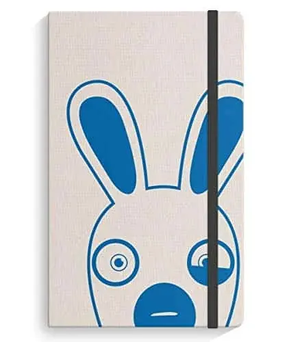 Couverture : Lapins Crétins carnet gros plan