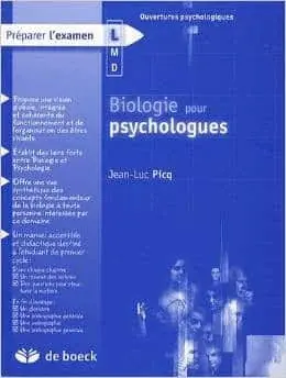 Couverture : Biologie pour psychologues
