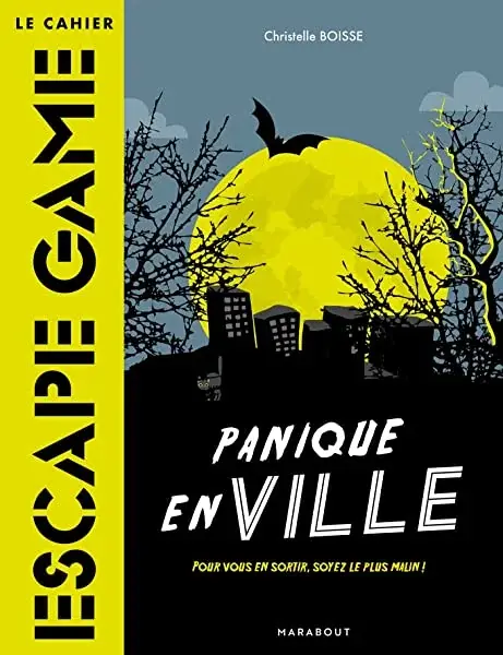Couverture : Le cahier Escape Game : Panique dans ville
