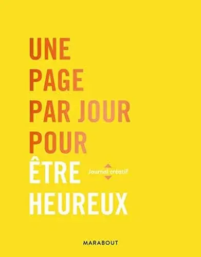 Couverture : Une page par jour pour être heureux