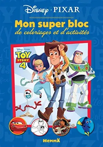 Couverture : Disney Pixar: Mon super bloc de coloriages et d'activités