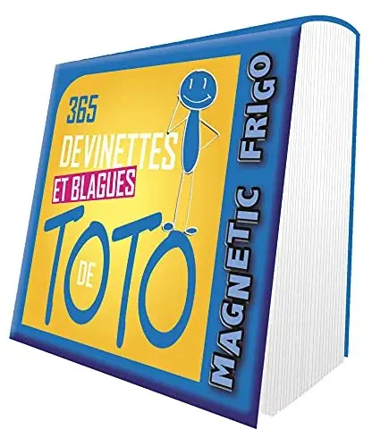 Couverture : Magnetique Frigo 365 devinettes et blagues de toto
