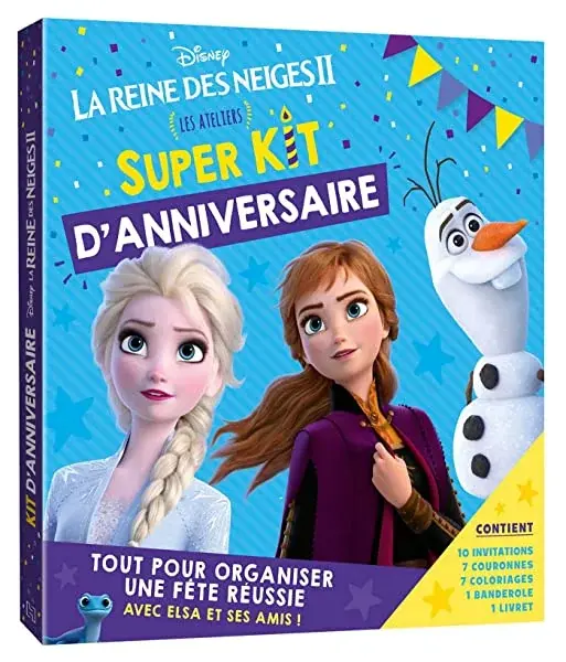 Couverture : LA REINE DES NEIGES 2: Super Kit d'Anniversaire: Disney