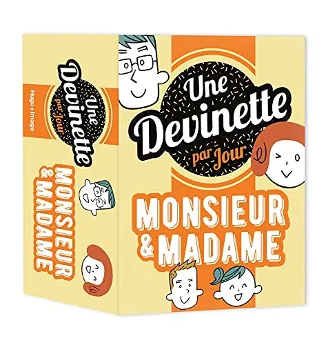 Couverture : Une devinette par jour Monsieur & Madame 2022