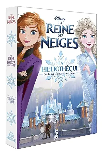 Couverture : LA REINE DES NEIGES: La bibliothèque des films et courts-métrages: Disney