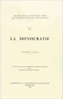 Couverture : La monocratie: (1)