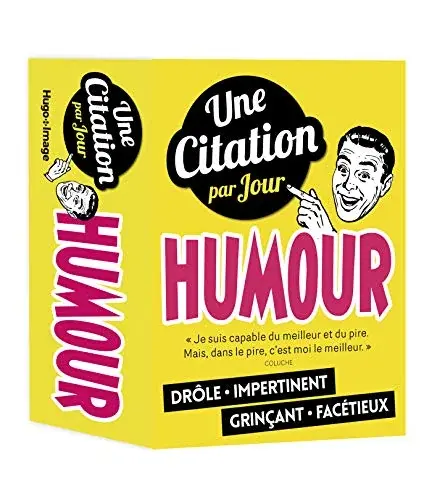 Couverture : Une Citation par jour Humour 2019