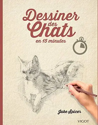 Couverture : Dessiner des chats en 15 minutes