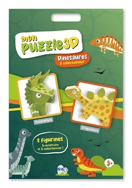 Couverture : Dinosaures: Puzzle 3D: Volume 01