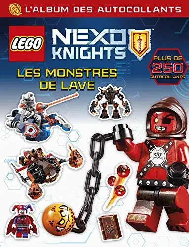 Couverture : LEGO NEXO KNIGHT, LE LIVRE D'AUTOCOLLANTS 1