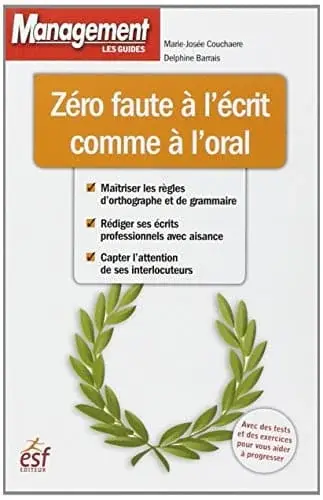 Couverture : Zéro faute à l'écrit comme à l'oral
