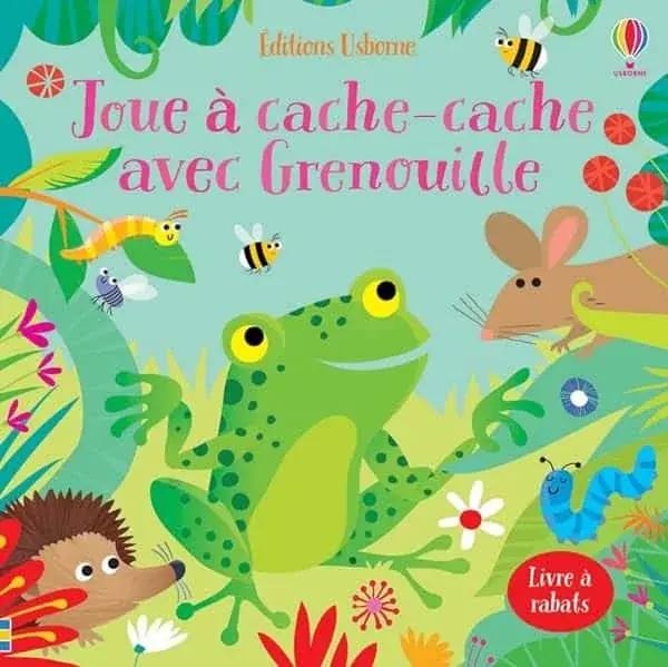 Couverture : Joue à cache-cache avec Grenouille