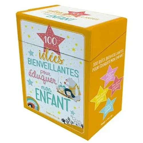 Couverture : Boîte 100 idées bienveillantes pour éduquer Mon Enfant