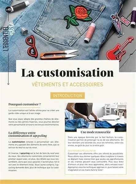 Couverture : La customisation: Vêtements et accessoires