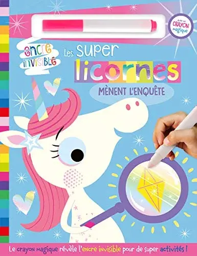 Couverture : Les super-licornes menent l'enquete