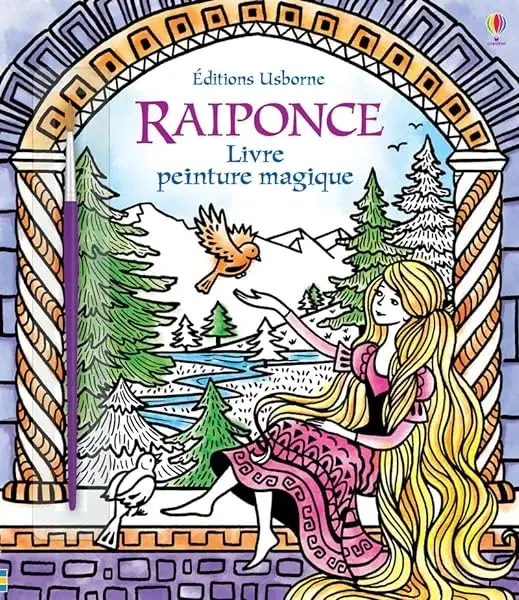 Couverture : Raiponce: Livre peinture magique