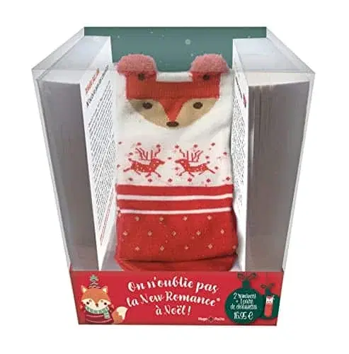 Couverture : Coffret 2 romances de Noël et des chaussettes renard