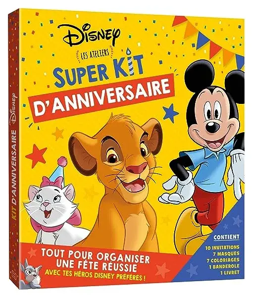 Couverture : DISNEY CLASSIQUES: Super Kit d'Anniversaire