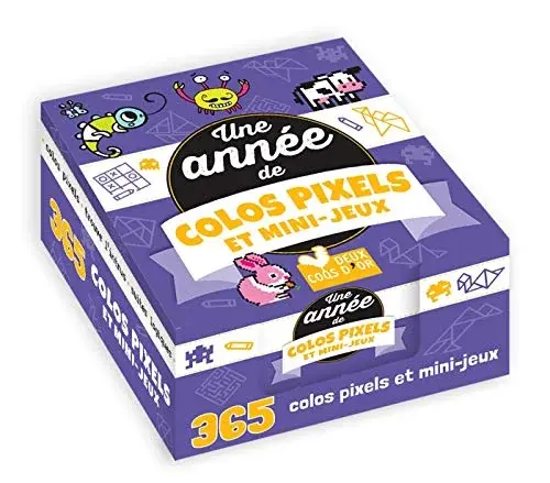 Couverture : Une année de colos pixels et jeux