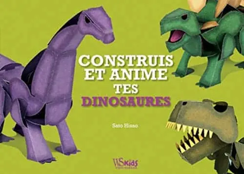 Couverture : Construis et anime tes dinosaures