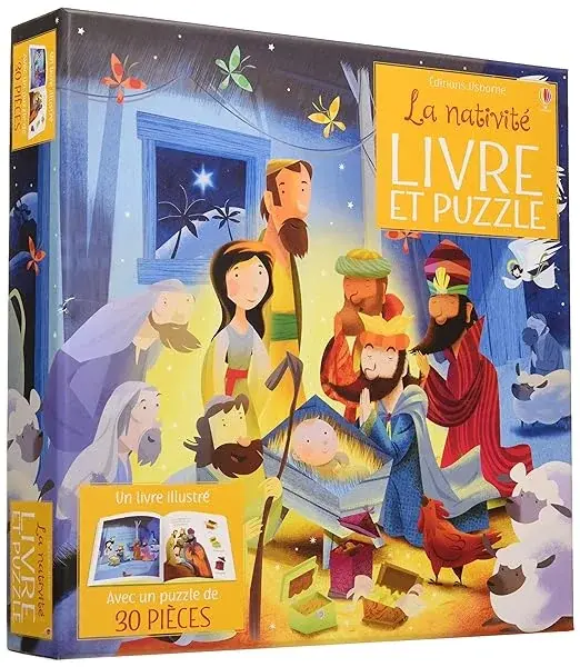 Couverture : Coffret La Nativité (Livre et puzzle)