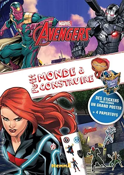 Couverture : Marvel Avengers: Petit monde à construire: Loisirs créatifs: Dès 4 ans
