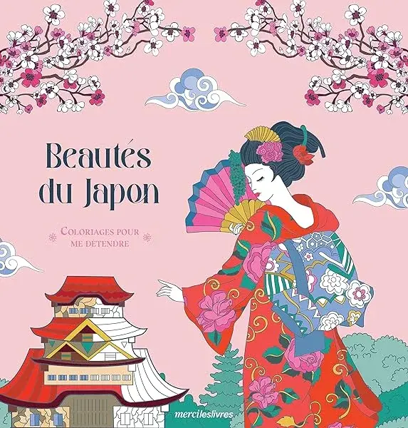 Couverture : Coloriages pour me détendre : Beautés du Japon
