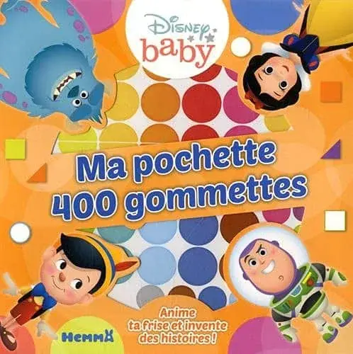 Couverture : Disney Baby: Ma pochette 400 gommettes: Pochette de gommettes: Dès 4 ans