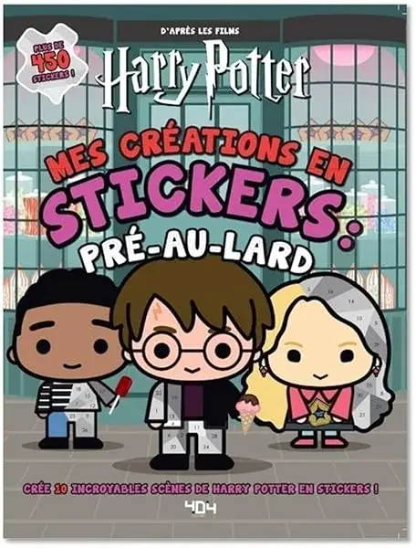 Couverture : Harry Potter : Mes créations en stickers : Pré-au-lard: 450 stickers: à partir de 6 ans