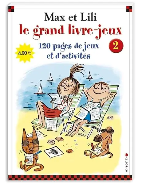Couverture : Le grand livre jeux Max et Lili n°2