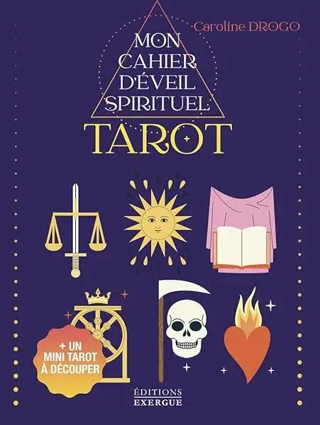 Couverture : Mon cahier d'éveil spirituel Tarot
