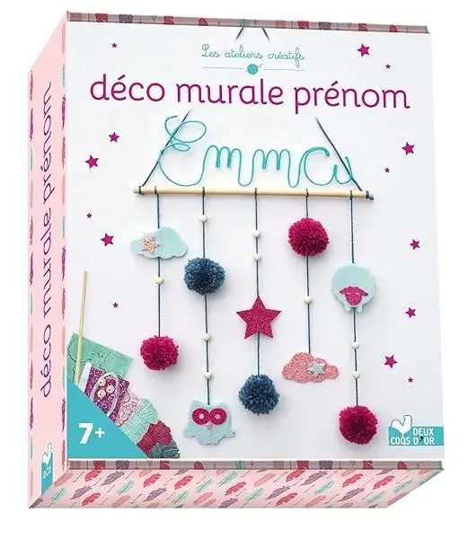 Couverture : Déco murale en fil de fer Mon prénom: coffret avec accessoires
