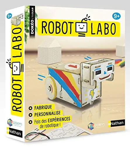 Couverture : Robot labo: Fabrique et programme ton robot sans ordinateur: Dès 9 ans