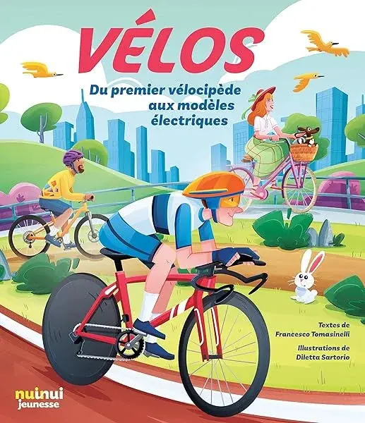 Couverture : Vélos: Du premier vélocipède aux modèles électriques