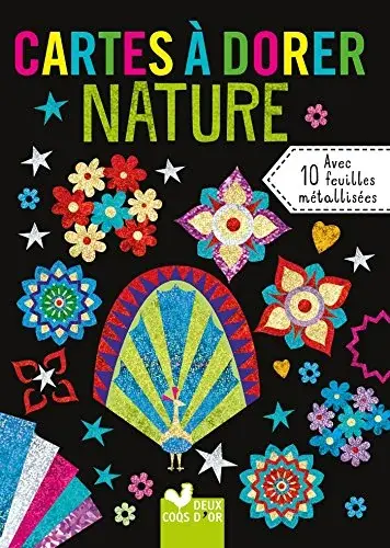 Couverture : Cartes à dorer: Nature