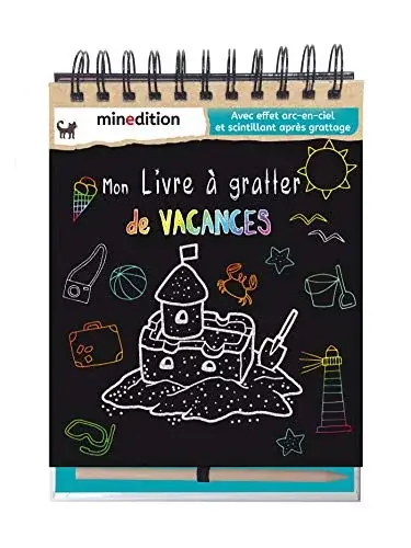 Couverture : Mon livre à gratter de vacances